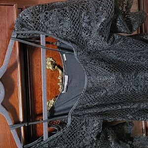 Tart cold shoulder lace top